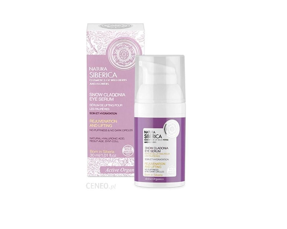 Natura Siberica Organiczne Serum Lifting pod oczy na cienie i obrzęki 200 ml