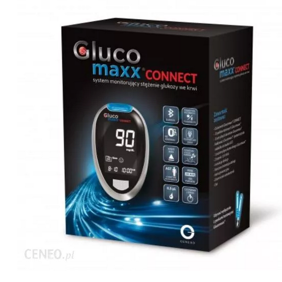 Glucomaxx Glukometr Connect Z Modułem Bluetooth